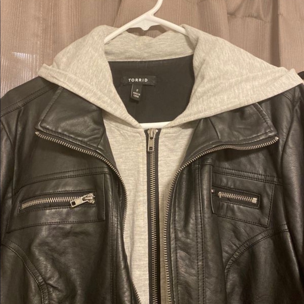 Torrid “leather” Jacket